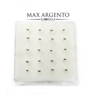 Piercing Da Naso Argento 925‰ Misure Pallino : 1.5 - 2 - 2.5 mm