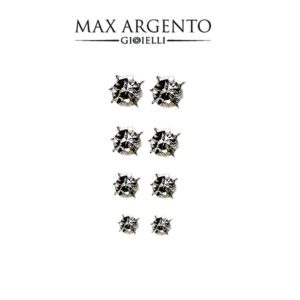 Orecchini Punto Luce Argento 925‰ Misure : Da 3 a 6 mm